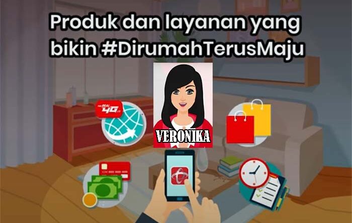 Tanya Veronika Asisten Virtual Dari Telkomsel