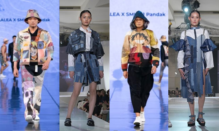 daur ulang kain bekas jadi produk fashion